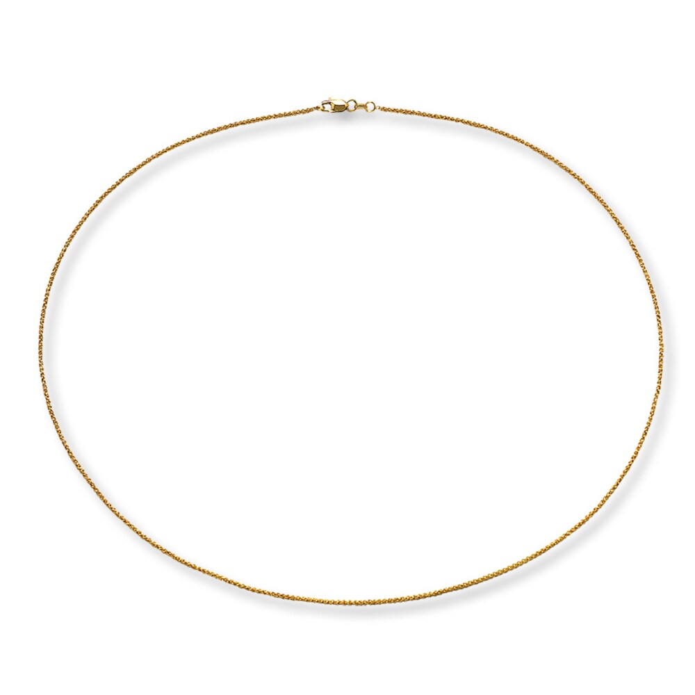 Chain 14K Yellow Gold 18\" Length 3r3EEmGd Chain 14K Yellow Gold 18\" Length 3r3EEmGd