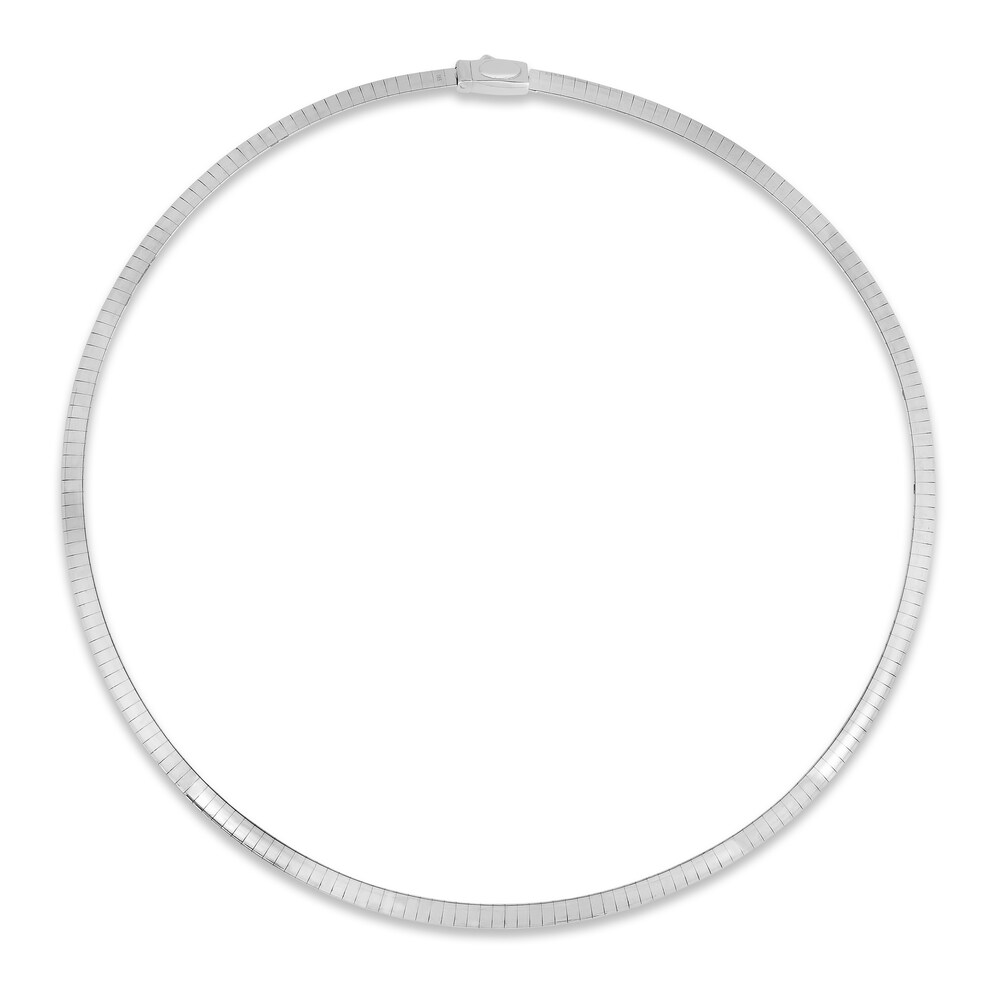 Reversible Necklace 14K Yellow Gold/Sterling Silver 4mm 3wvLJdNo