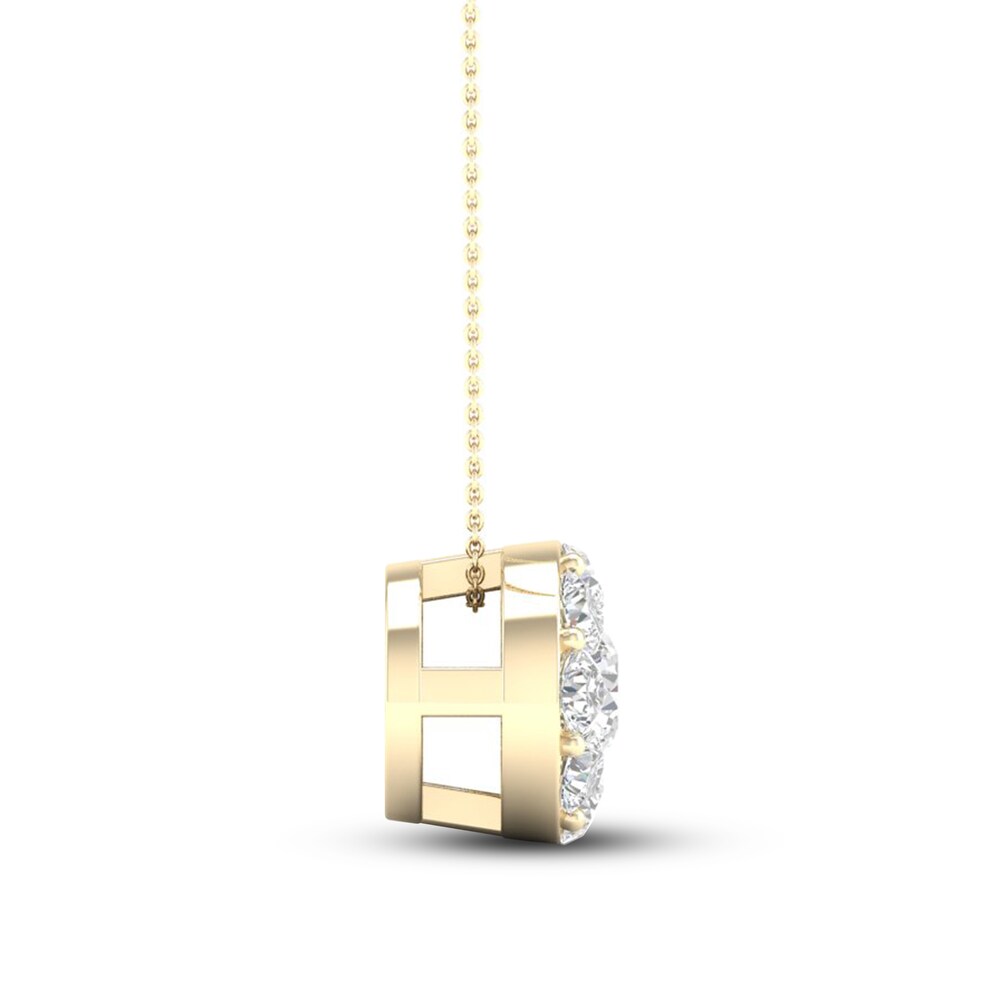 Diamond Necklace 1/4 ct tw Round 10K Yellow Gold 4PyTYfEm Diamond Necklace 1/4 ct tw Round 10K Yellow Gold 4PyTYfEm