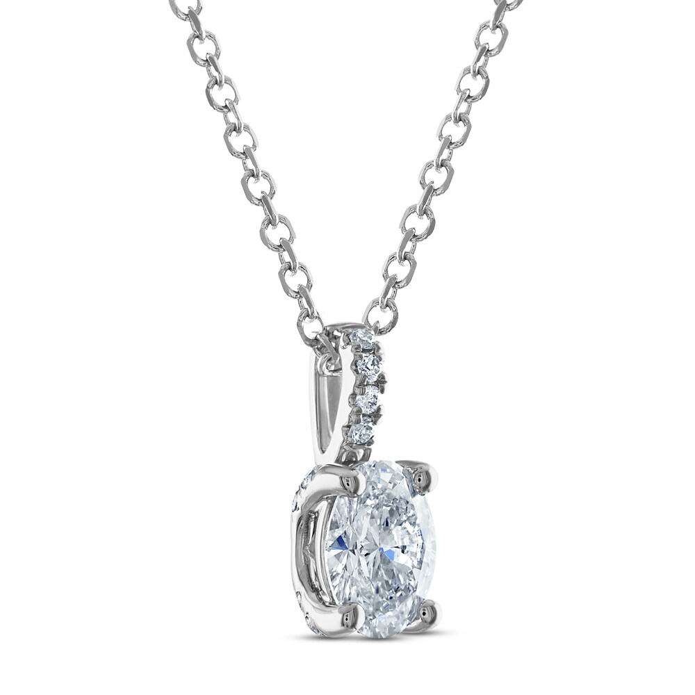 Royal Asscher Diamond Pendant Necklace 1/2 ct tw Oval 14K White Gold 5SMXmVg6 Royal Asscher Diamond Pendant Necklace 1/2 ct tw Oval 14K White Gold 5SMXmVg6