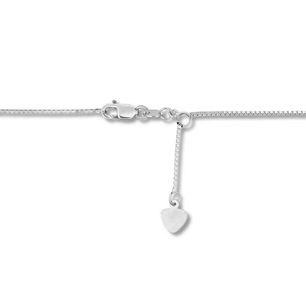 Box Chain Necklace 14K White Gold 22\" Adjustable 6PwMp5e7 Box Chain Necklace 14K White Gold 22\" Adjustable 6PwMp5e7