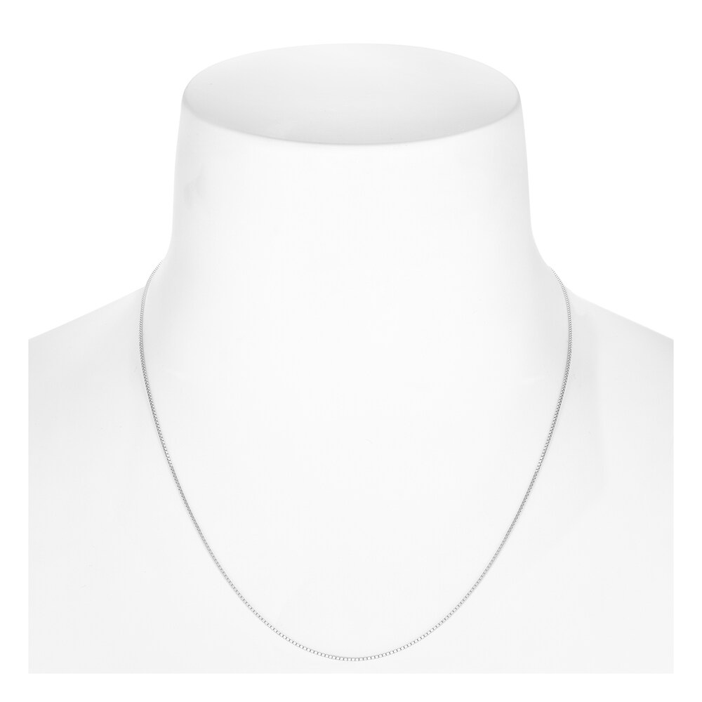 Box Chain Necklace 14K White Gold 22\" Adjustable 6PwMp5e7 Box Chain Necklace 14K White Gold 22\" Adjustable 6PwMp5e7