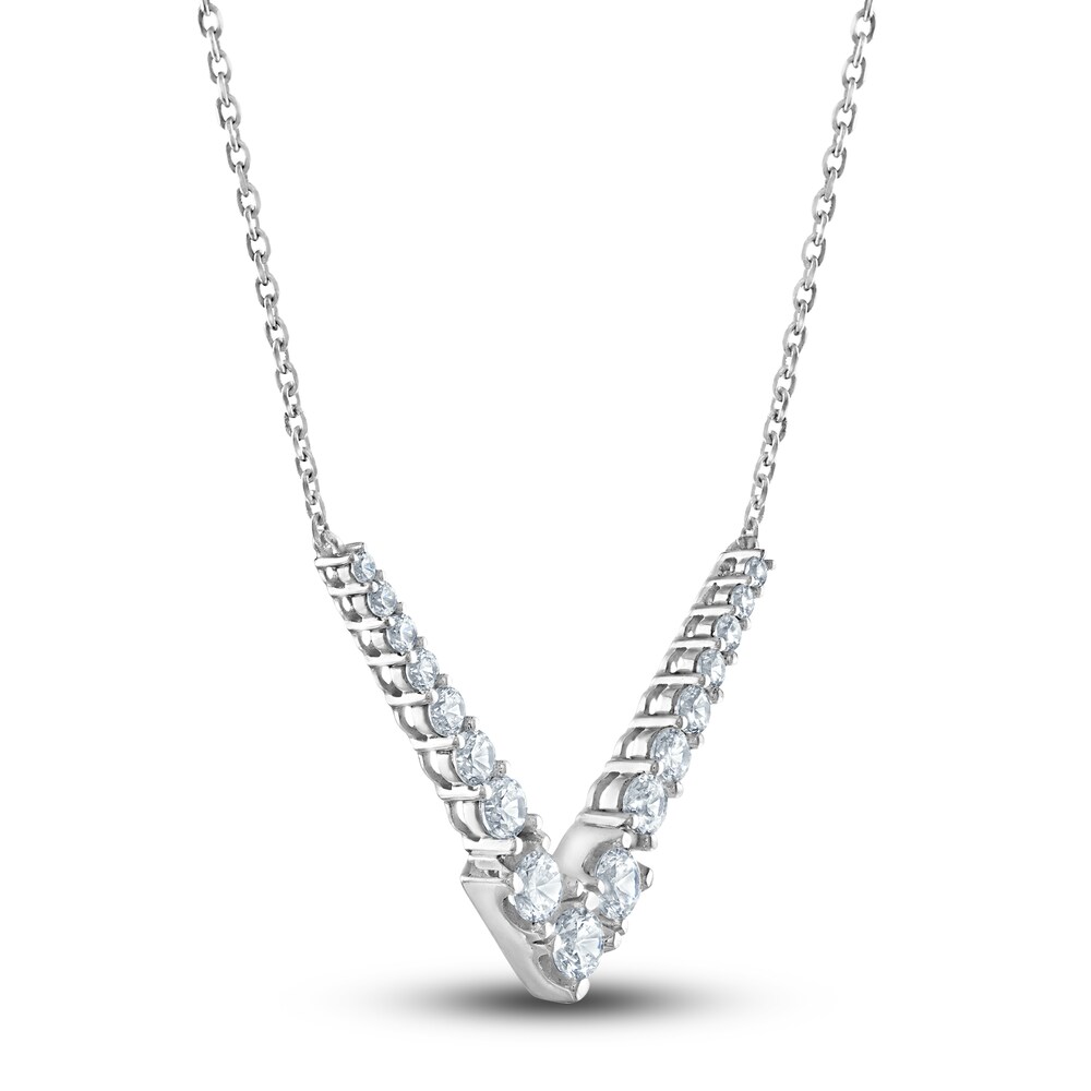 Vera Wang WISH Diamond Necklace 3/4 ct tw Round 10K White Gold 6XYhcpKK Vera Wang WISH Diamond Necklace 3/4 ct tw Round 10K White Gold 6XYhcpKK