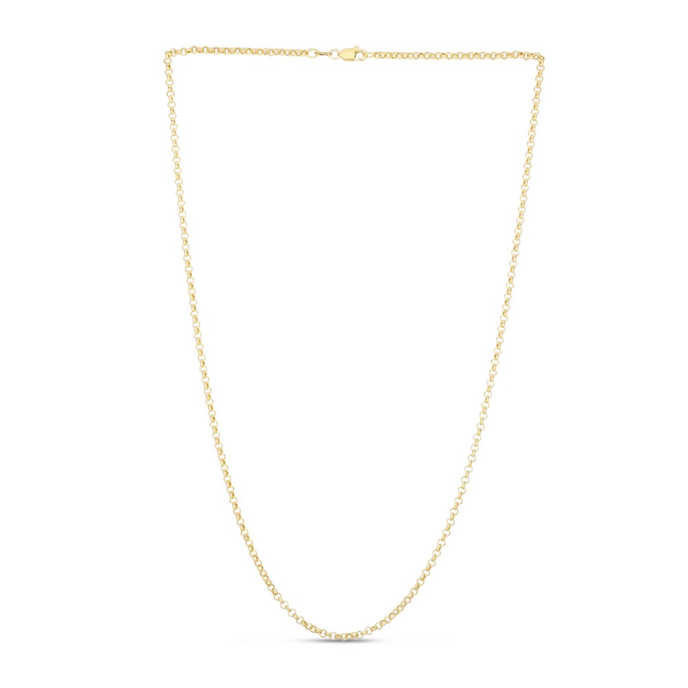 Rolo Chain Necklace 14K Yellow Gold 20\" 6kDsEcmp Rolo Chain Necklace 14K Yellow Gold 20\" 6kDsEcmp