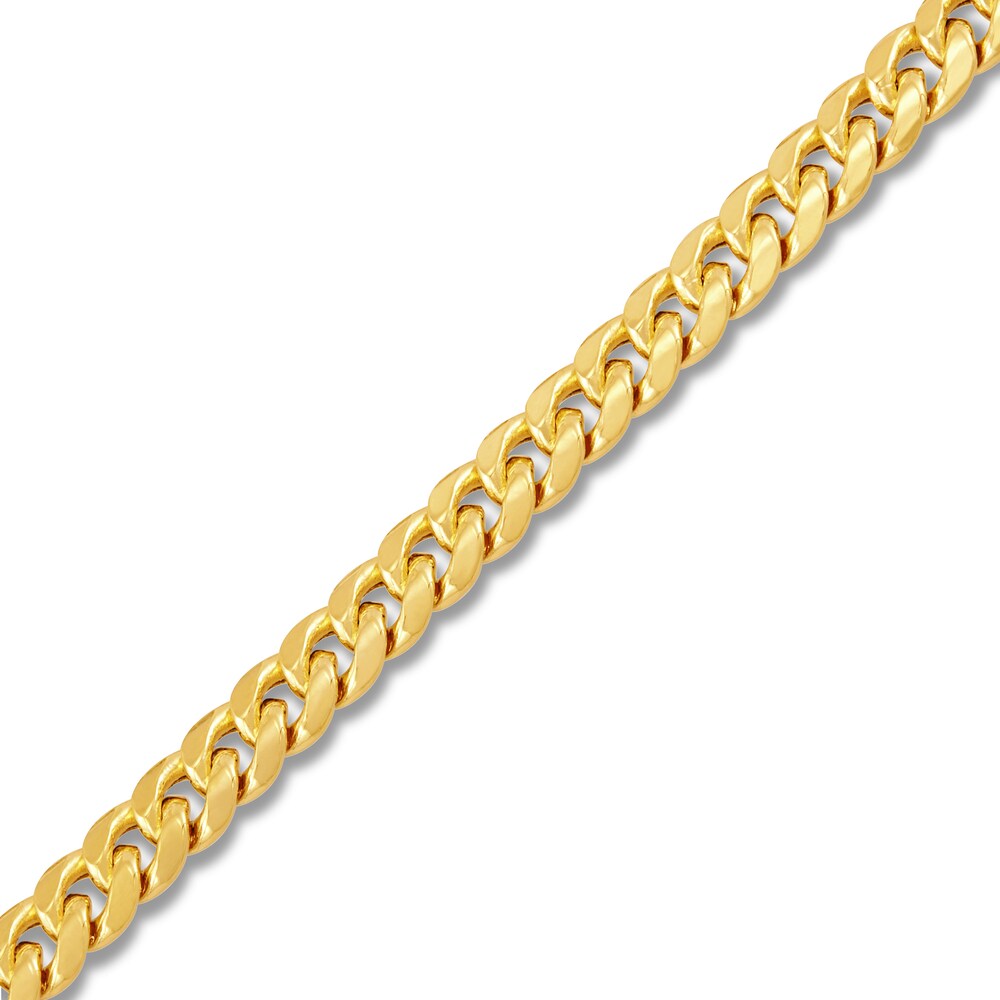 Curb Chain Necklace 10K Yellow Gold 22\" 79VE9pb5 Curb Chain Necklace 10K Yellow Gold 22\" 79VE9pb5