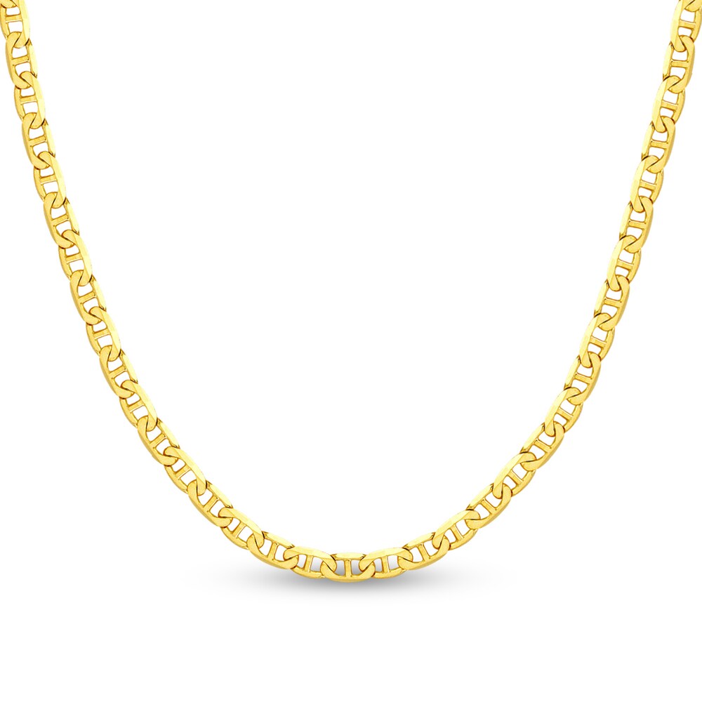 Mariner Chain Necklace 14K Yellow Gold 18" 7COAONAr