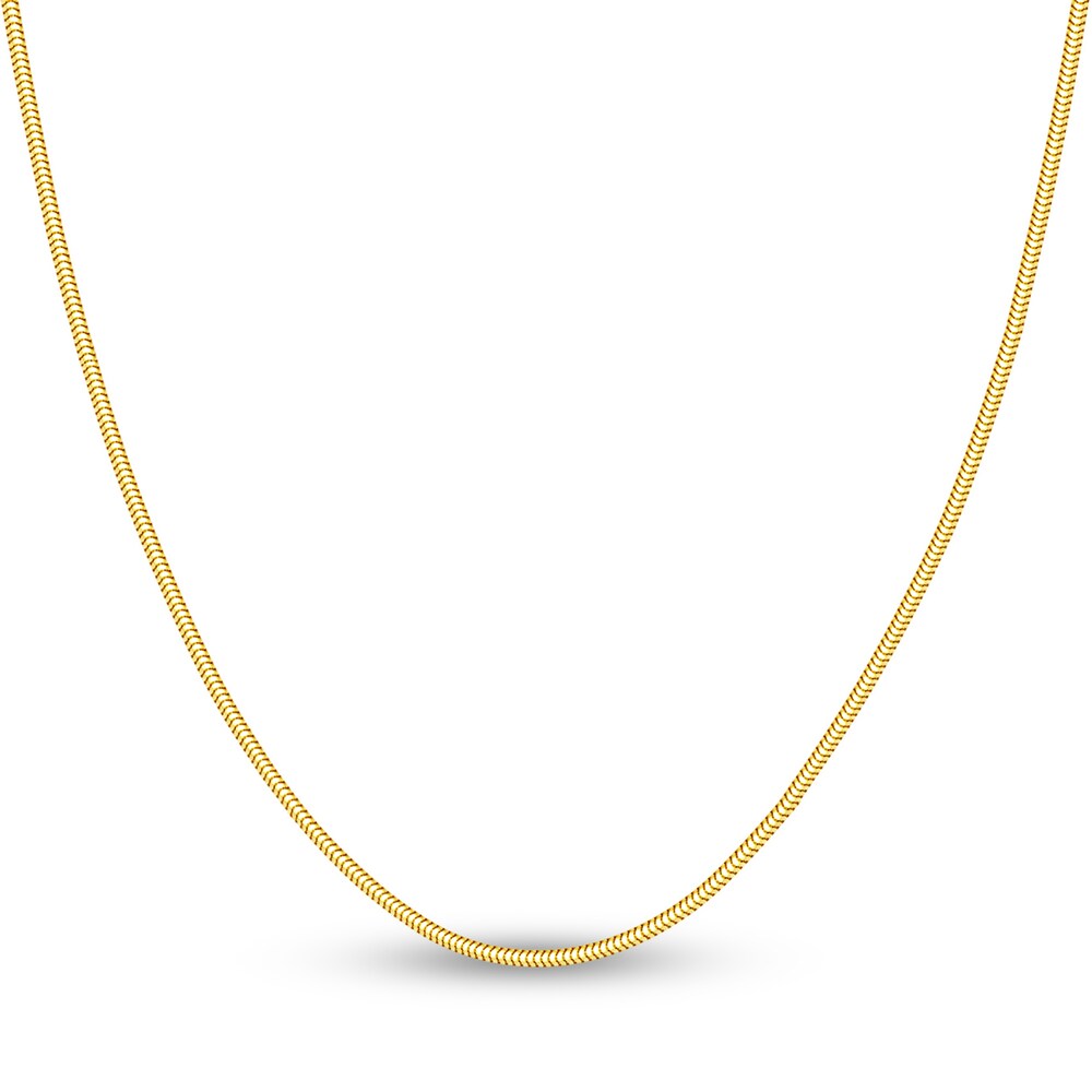 Snake Chain Necklace 14K Yellow Gold 20" 7JCn9guq Snake Chain Necklace 14K Yellow Gold 20" 7JCn9guq