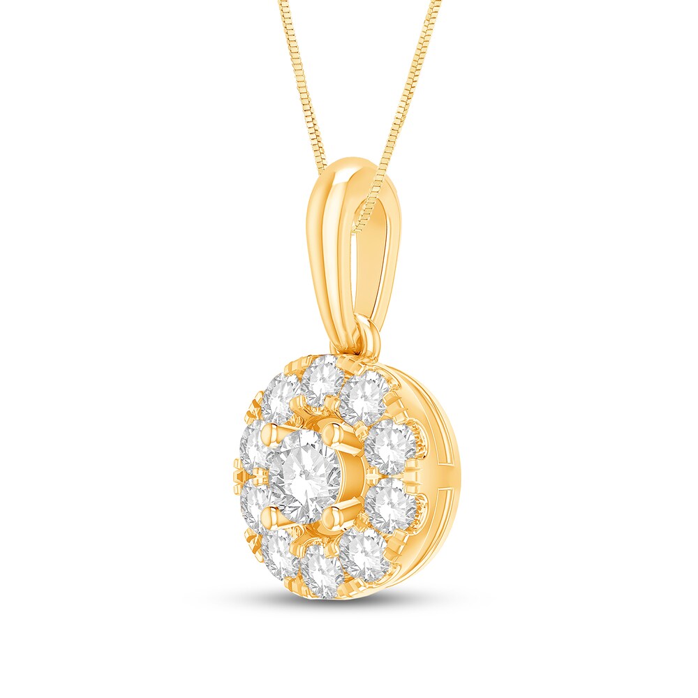 Hearts Desire Diamond Necklace 3/8 ct tw Round 18K Yellow Gold 7PEzYsPy Hearts Desire Diamond Necklace 3/8 ct tw Round 18K Yellow Gold 7PEzYsPy