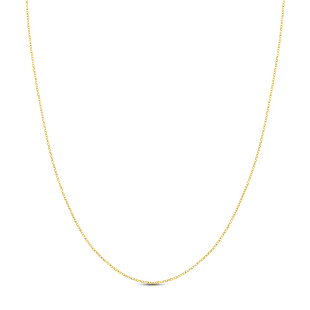 Diamond-Cut Cable Chain Necklace 14K Yellow Gold 16" 7e5sfv0F