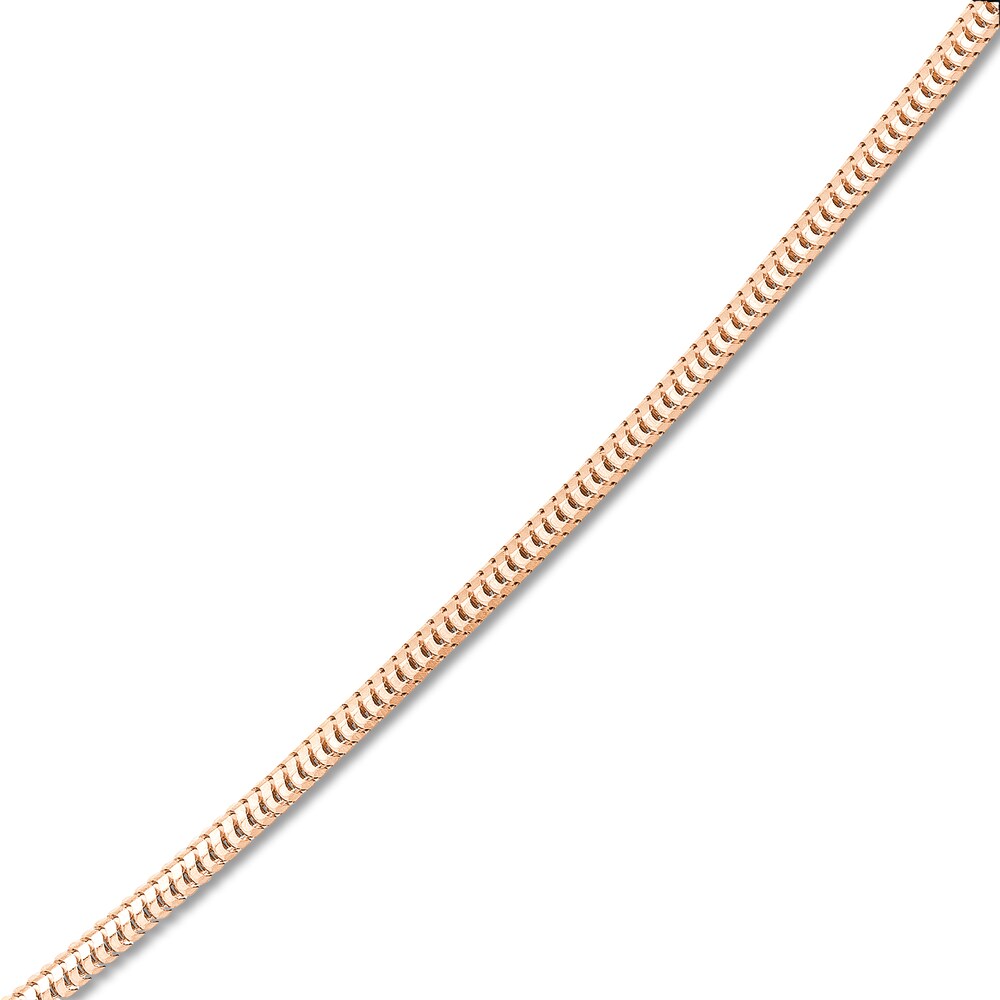 Snake Chain Necklace 14K Rose Gold 20\" 7tuS3gMh Snake Chain Necklace 14K Rose Gold 20\" 7tuS3gMh