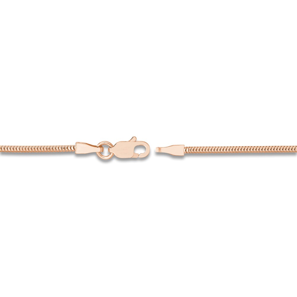 Snake Chain Necklace 14K Rose Gold 20\" 7tuS3gMh Snake Chain Necklace 14K Rose Gold 20\" 7tuS3gMh