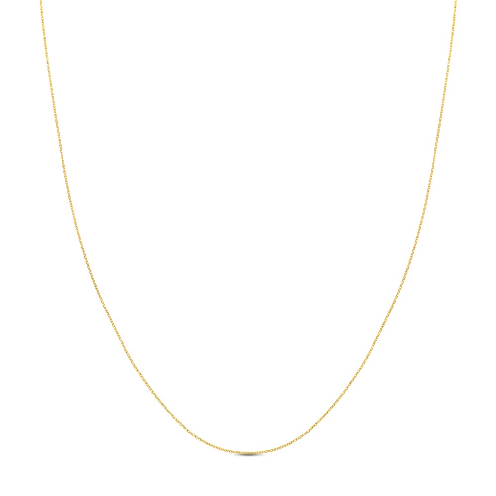 Diamond-Cut Cable Chain Necklace 14K Yellow Gold 20" 8H0WiSFq