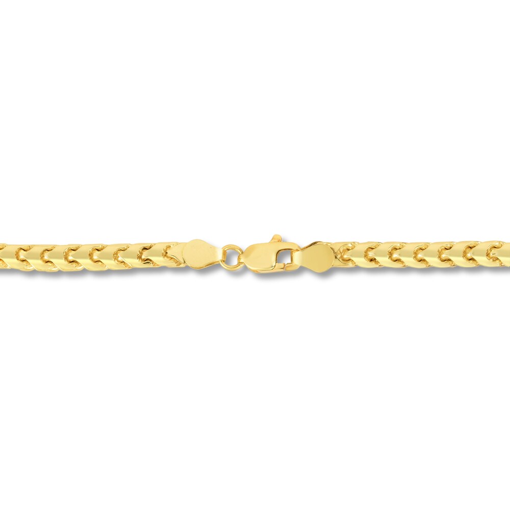 Round Franco Chain Necklace 14K Yellow Gold 24\" 8JMuc79a Round Franco Chain Necklace 14K Yellow Gold 24\" 8JMuc79a
