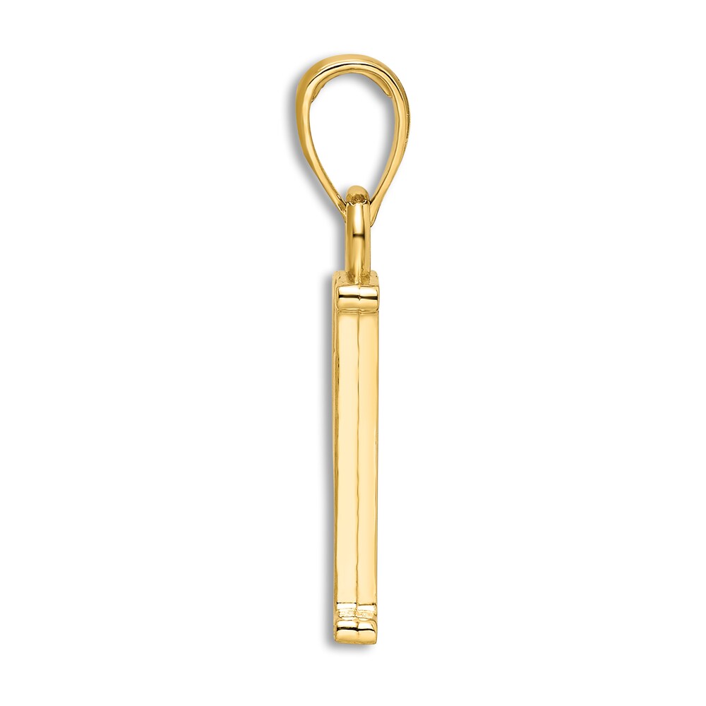 Initial P Charm 14K Yellow Gold 18\" 8Rpip8Bm Initial P Charm 14K Yellow Gold 18\" 8Rpip8Bm