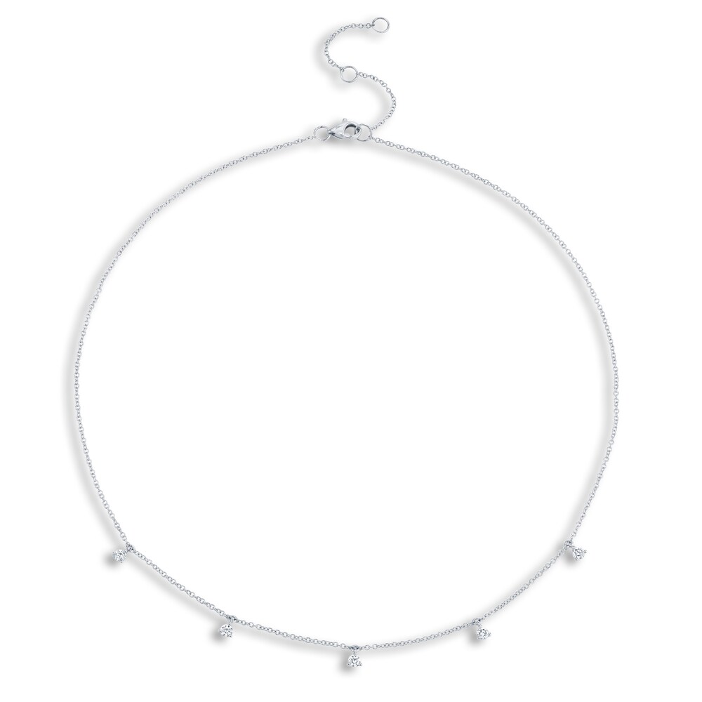 Shy Creation Diamond Necklace 1/4 ct tw Round 14K White Gold 18" SC55006336 8aJ8VwtP Shy Creation Diamond Necklace 1/4 ct tw Round 14K White Gold 18" SC55006336 8aJ8VwtP