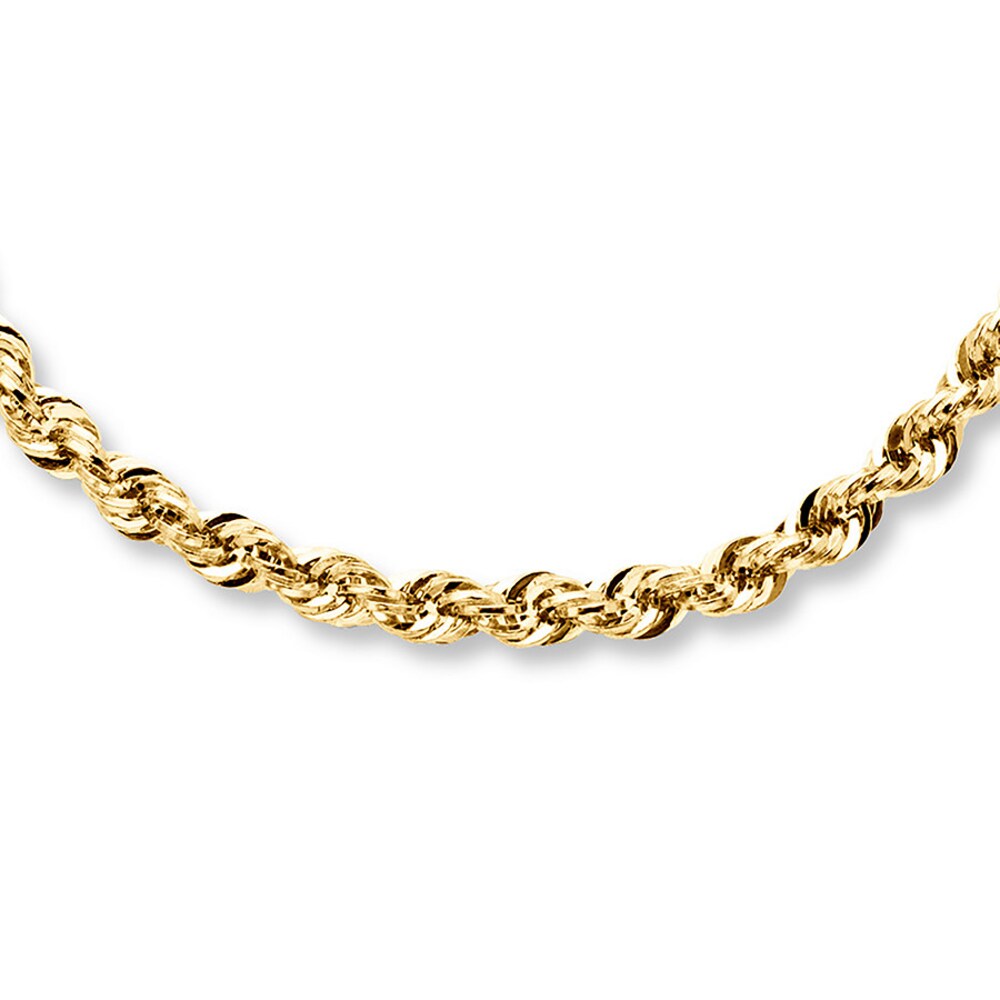 Rope Necklace 14K Yellow Gold 22 Length 9X7CCY1k Rope Necklace 14K Yellow Gold 22 Length 9X7CCY1k