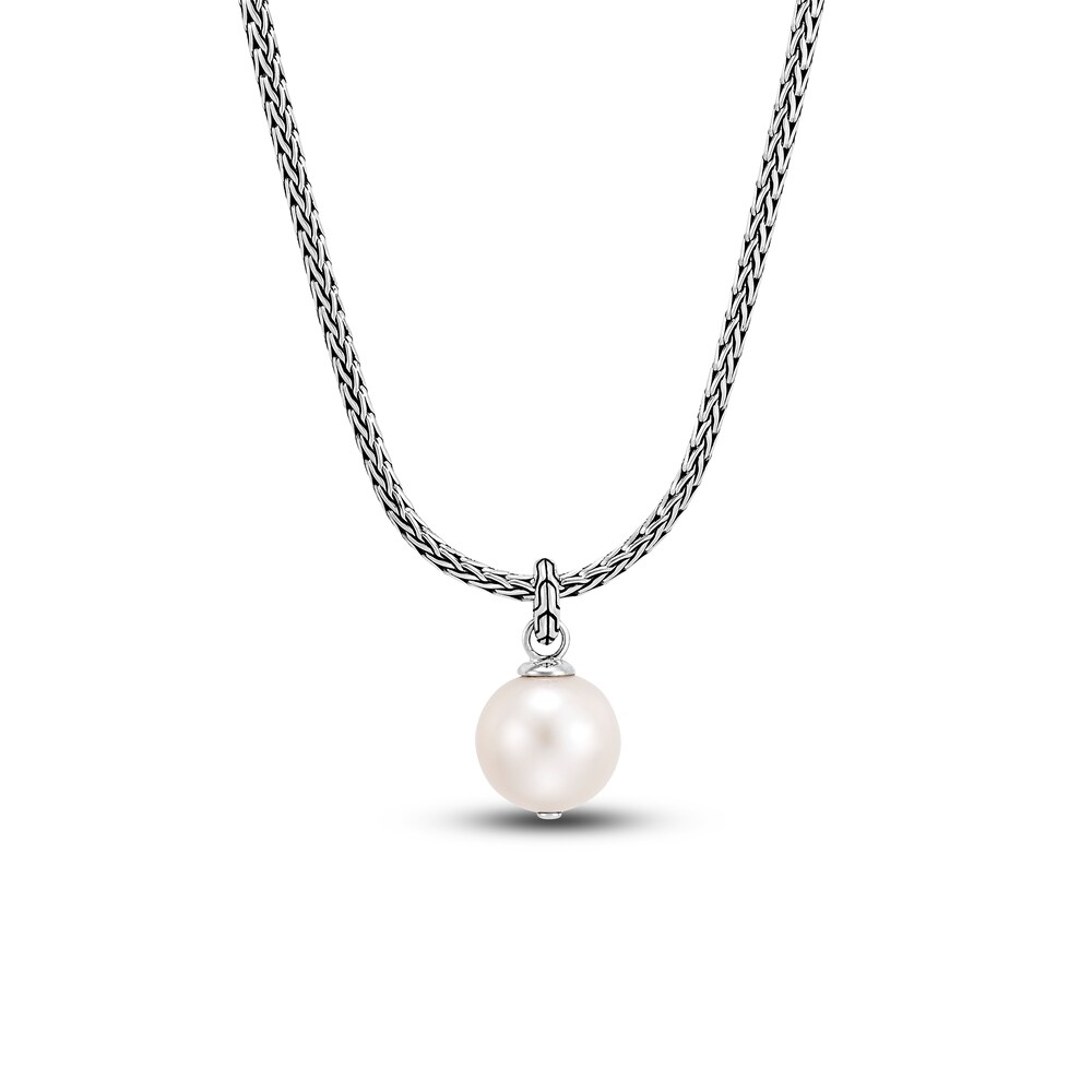 John Hardy Classic Chain Palu Freshwater Cultured Pearl Pendant Necklace Sterling Silver 9dr5oVcr John Hardy Classic Chain Palu Freshwater Cultured Pearl Pendant Necklace Sterling Silver 9dr5oVcr