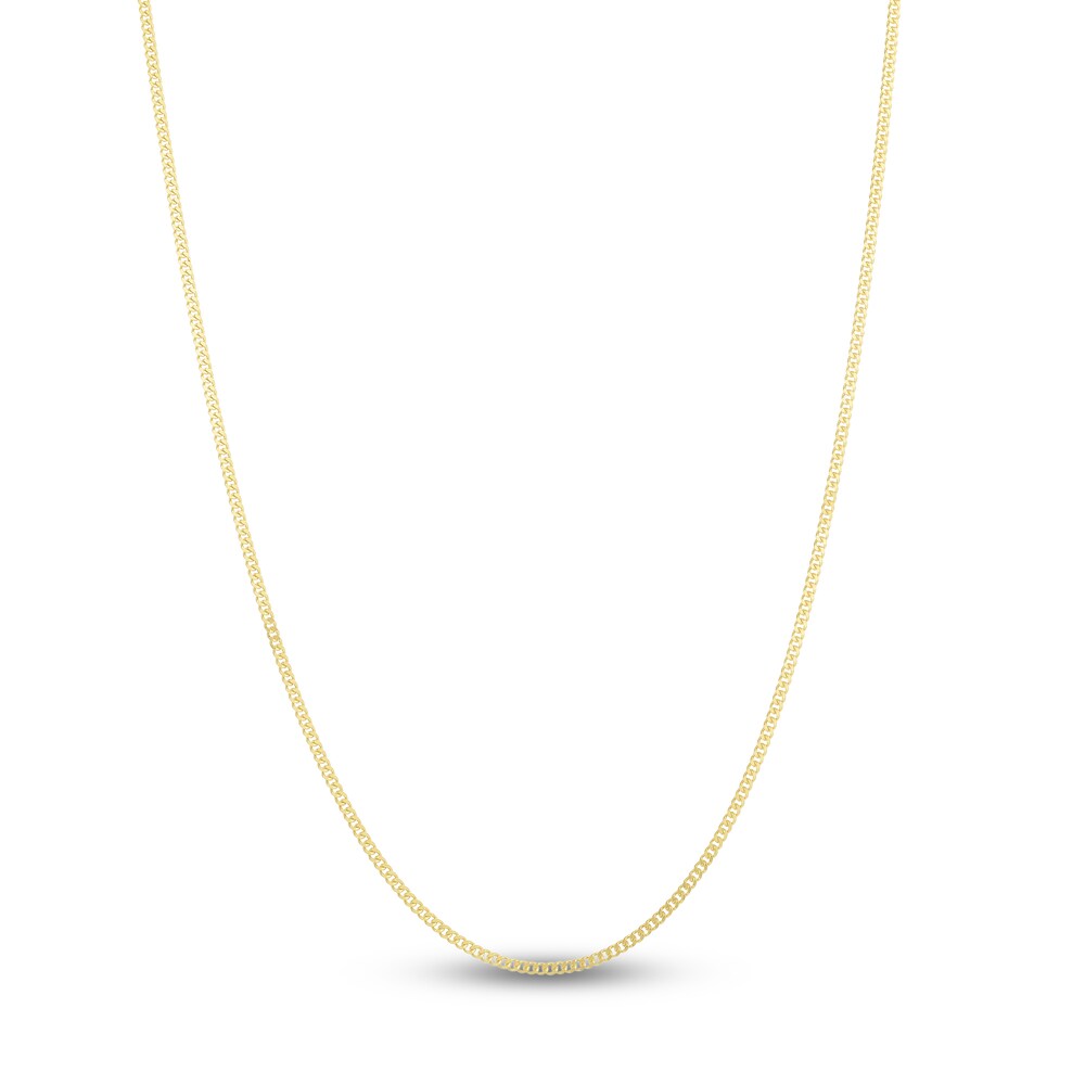 Gourmette Chain Necklace 14K Yellow Gold 18" A0ggl3Jw Gourmette Chain Necklace 14K Yellow Gold 18" A0ggl3Jw