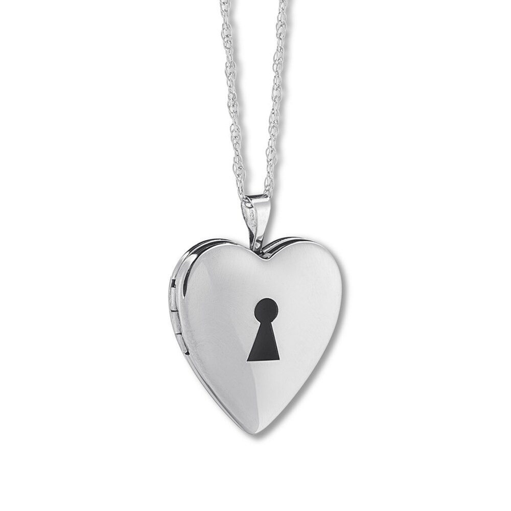 Heart Lock Locket Sterling Silver BN2RLkr1 Heart Lock Locket Sterling Silver BN2RLkr1