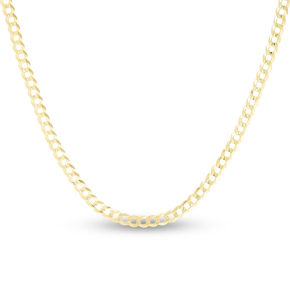 Curb Chain Necklace 14K Yellow Gold 20" BcDEoEDr Curb Chain Necklace 14K Yellow Gold 20" BcDEoEDr