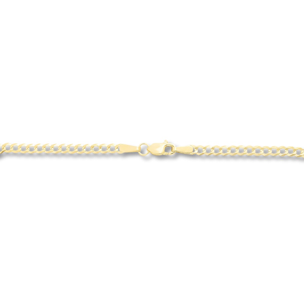 Curb Chain Necklace 14K Yellow Gold 20\" BcDEoEDr Curb Chain Necklace 14K Yellow Gold 20\" BcDEoEDr