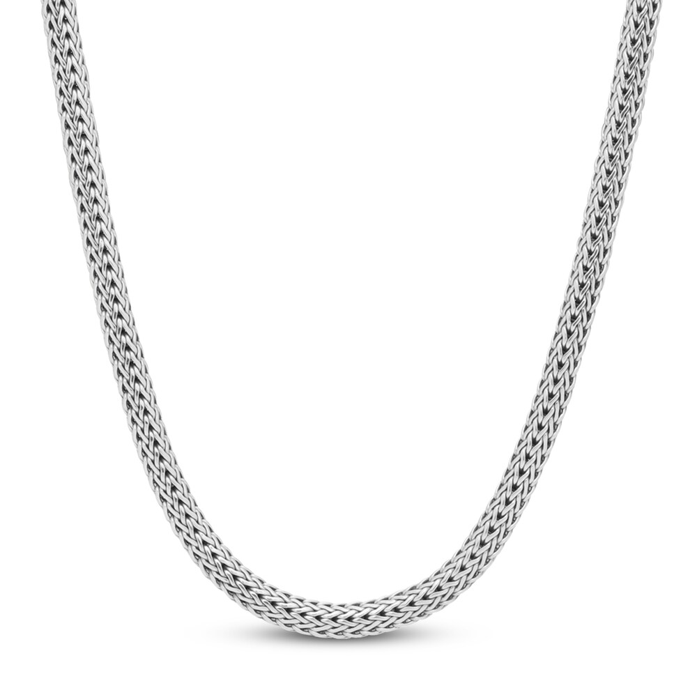 John Hardy Classic Chain Necklace Sterling Silver 20" CRd8Lqf3