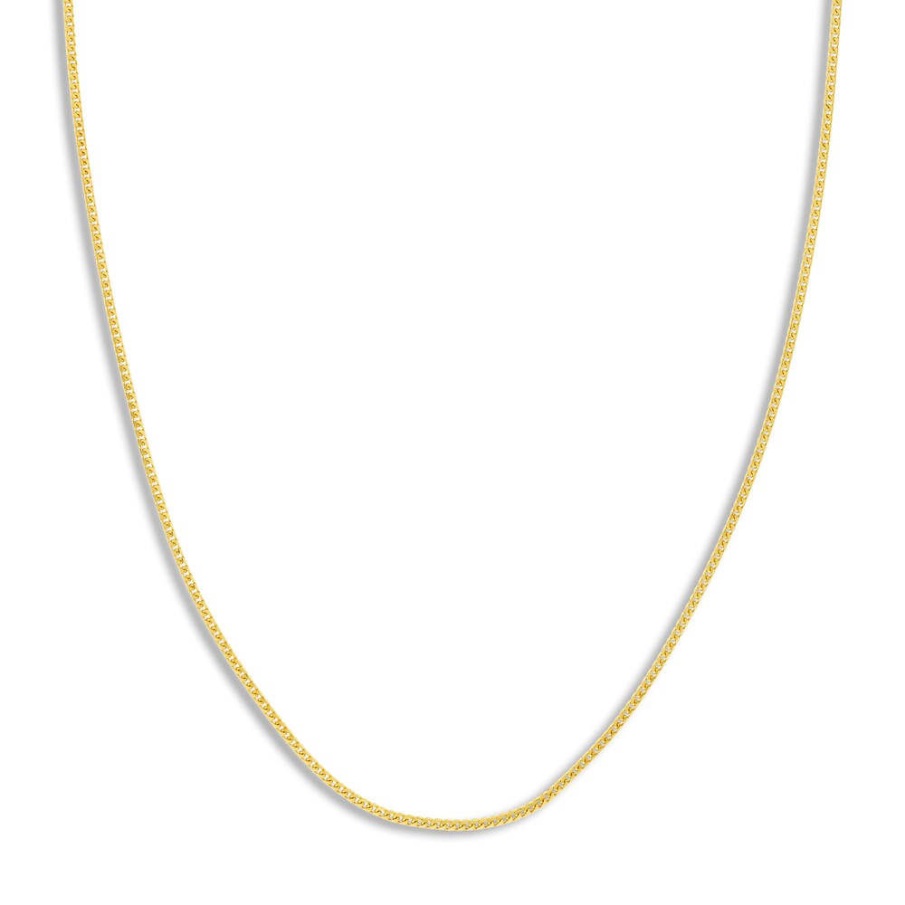 Franco Chain Necklace 14K Yellow Gold 18" D7yBstG2 Franco Chain Necklace 14K Yellow Gold 18" D7yBstG2