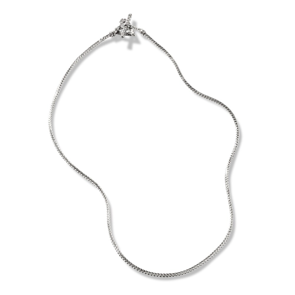John Hardy Classic Chain Foxtail Necklace Sterling Silver DM0UCsCm John Hardy Classic Chain Foxtail Necklace Sterling Silver DM0UCsCm