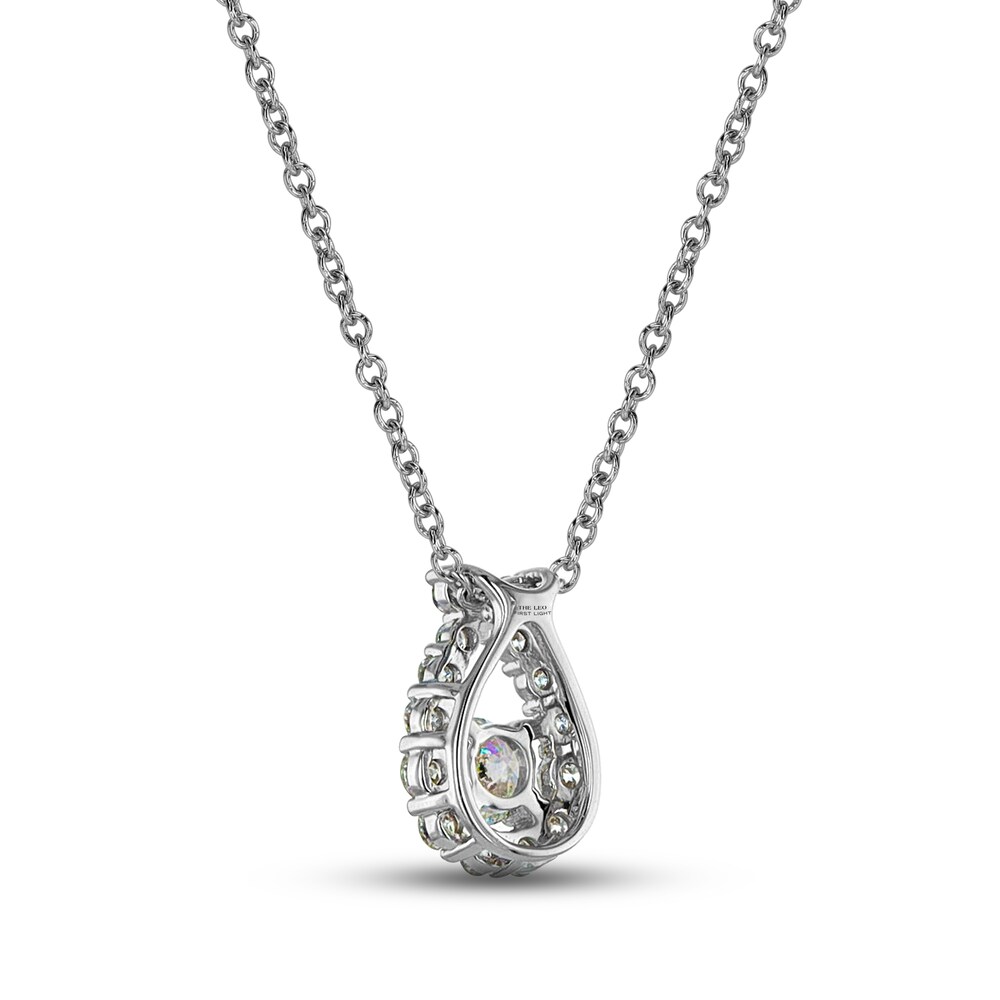 THE LEO First Light Diamond Necklace 1/2 ct tw Round 14K White Gold DW8RSF6v THE LEO First Light Diamond Necklace 1/2 ct tw Round 14K White Gold DW8RSF6v