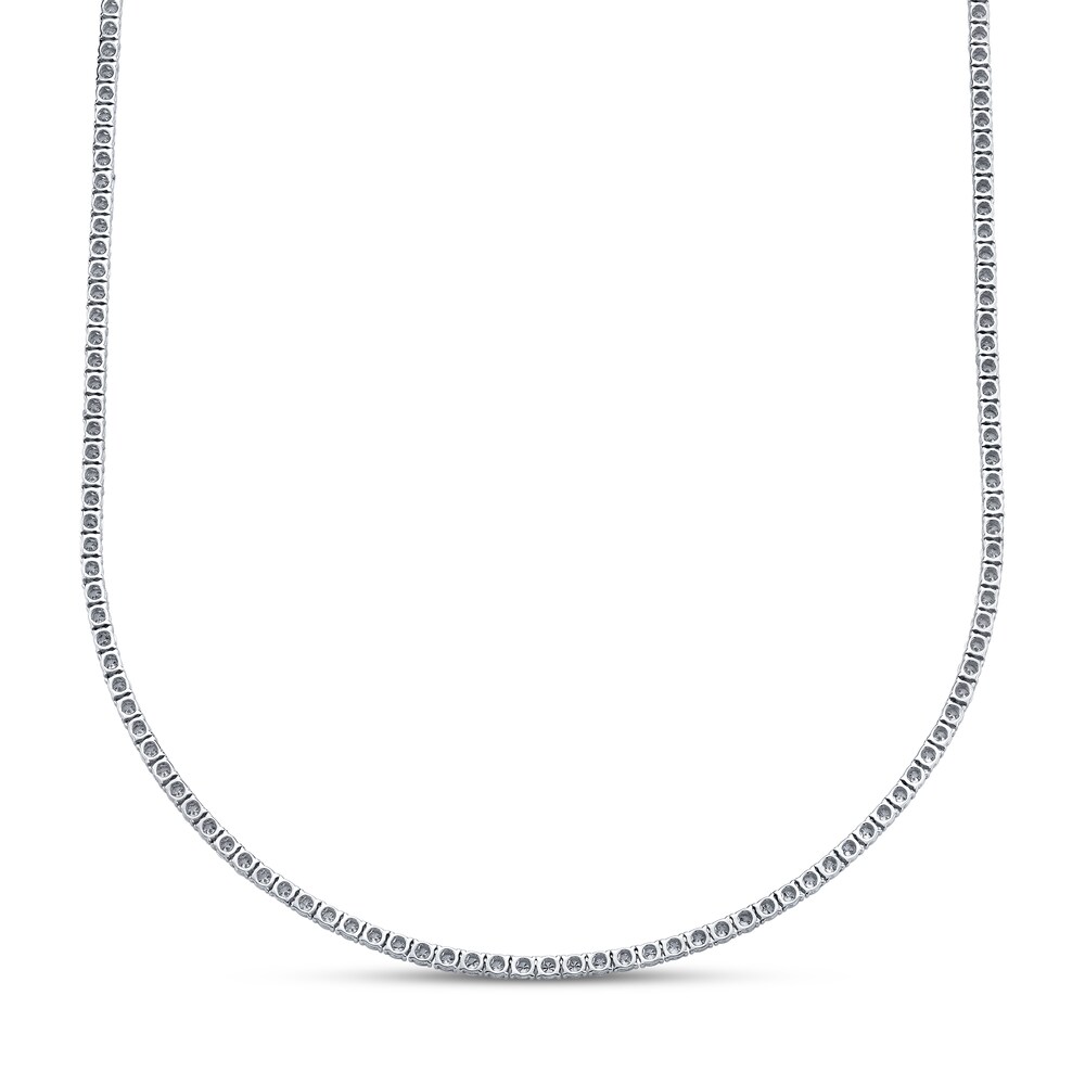 Shy Creation Diamond Necklace 3-3/4 ct tw Round 14K White Gold SC55004959 EAPpCuH2 Shy Creation Diamond Necklace 3-3/4 ct tw Round 14K White Gold SC55004959 EAPpCuH2