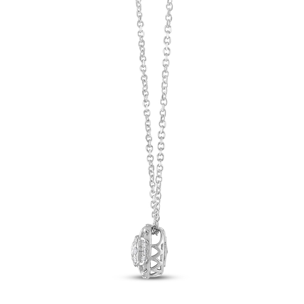 Vera Wang WISH Diamond Necklace 1/6 ct tw 10K White Gold F3ESiLXl Vera Wang WISH Diamond Necklace 1/6 ct tw 10K White Gold F3ESiLXl