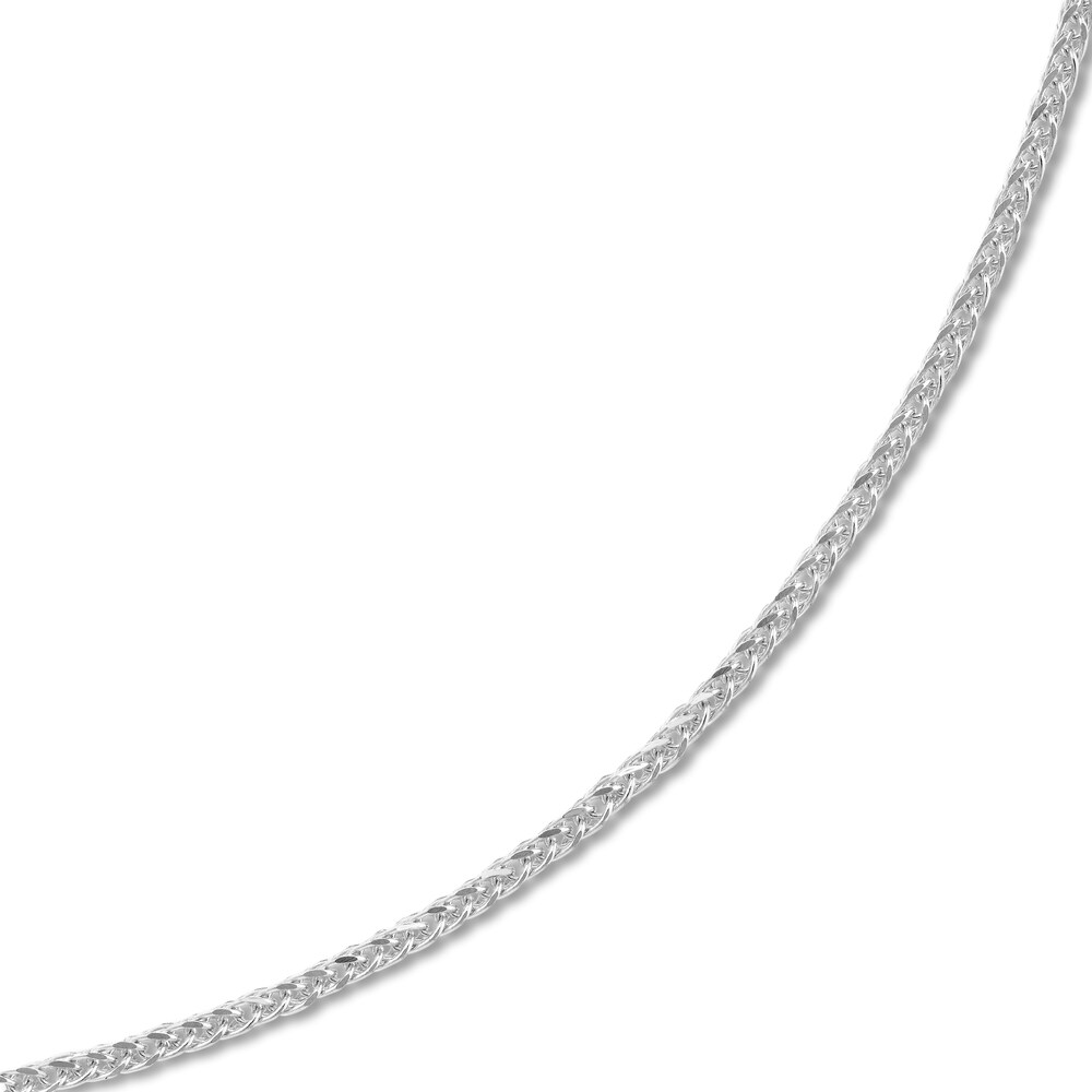 Square Wheat Chain Necklace 14K White Gold 16\" FFGqUJEt Square Wheat Chain Necklace 14K White Gold 16\" FFGqUJEt