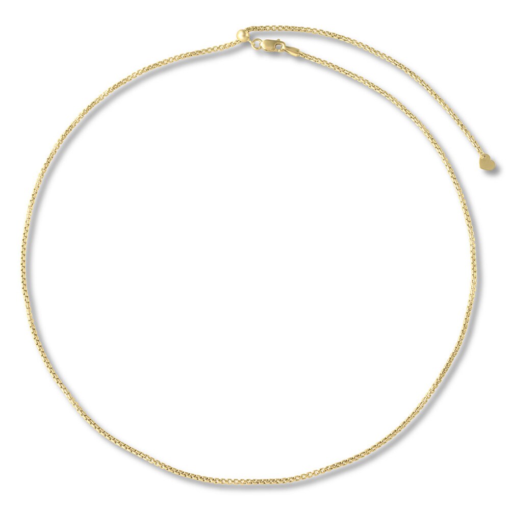 Box Chain Necklace 14K Yellow Gold 20" FyOFFNIF Box Chain Necklace 14K Yellow Gold 20" FyOFFNIF