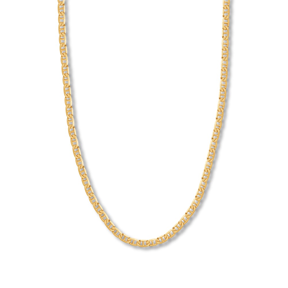 20" Mariner Link Chain 14K Yellow Gold 5.6mm Gh4Zra8C 20" Mariner Link Chain 14K Yellow Gold 5.6mm Gh4Zra8C
