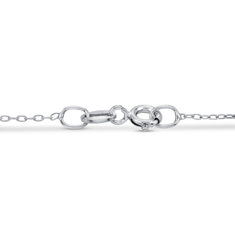 Cultured Akoya Pearl Necklace 1/20 ct tw Diamonds Round 14K White Gold HHzaTAJr Cultured Akoya Pearl Necklace 1/20 ct tw Diamonds Round 14K White Gold HHzaTAJr