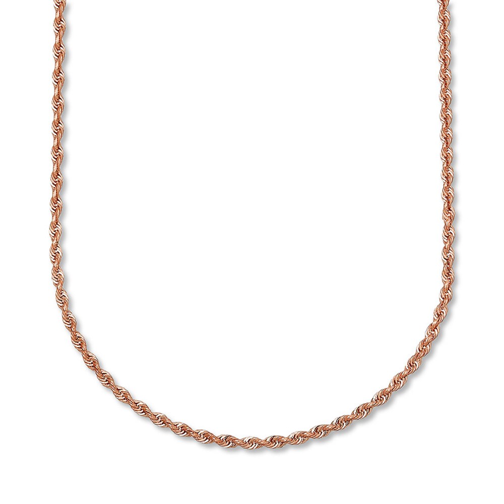 Rope Necklace 14K Rose Gold 18 Length HJ0NcEZw Rope Necklace 14K Rose Gold 18 Length HJ0NcEZw