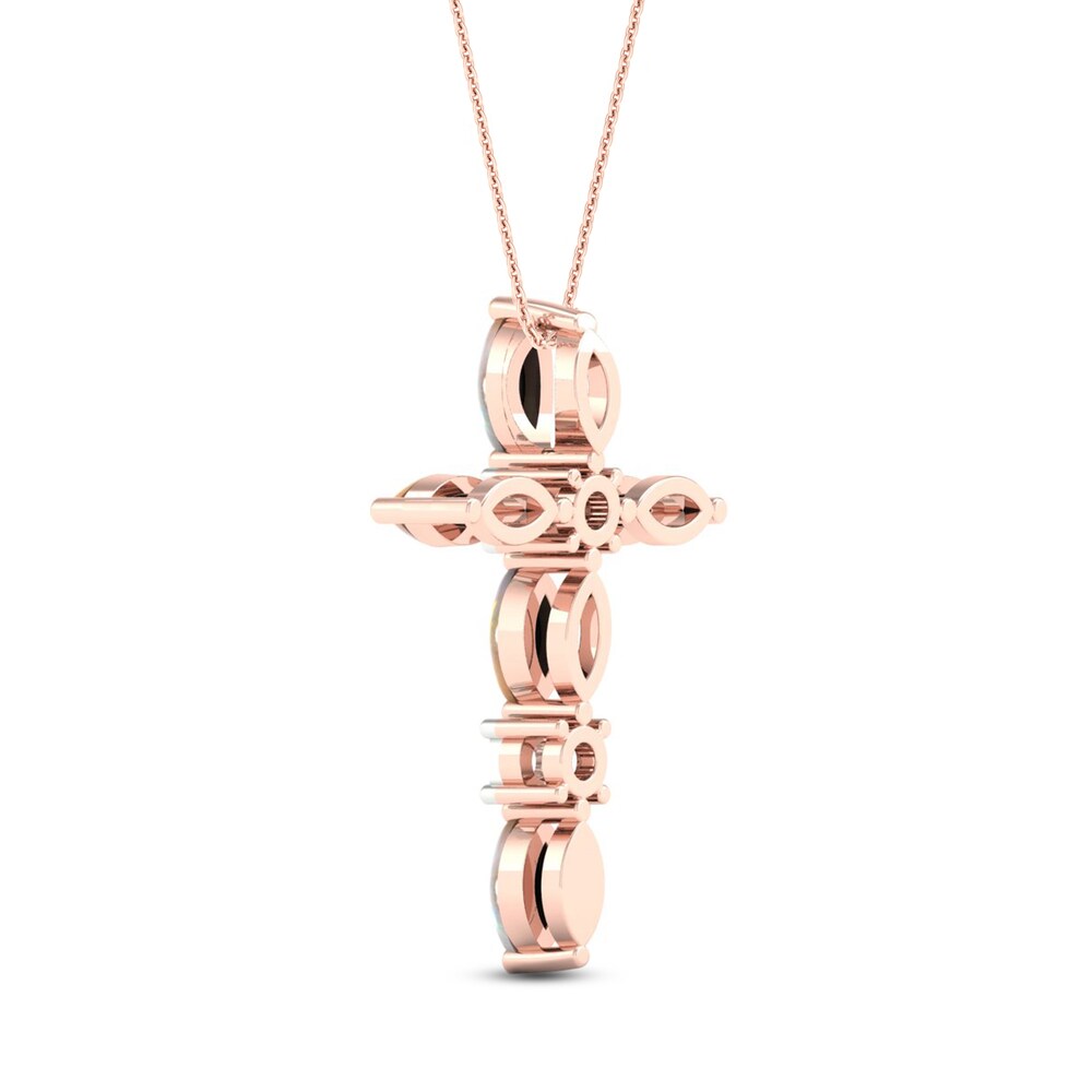 Natural Opal Cross Diamond Accent 10K Rose Gold HfKXyRzS Natural Opal Cross Diamond Accent 10K Rose Gold HfKXyRzS