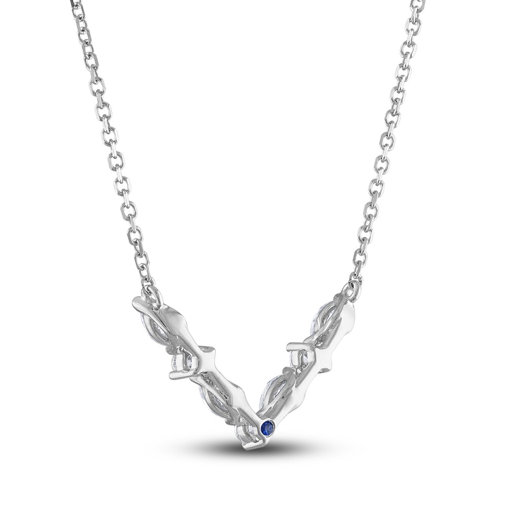 Vera Wang WISH Diamond Necklace 3/8 ct tw Round/Marquise 10K White Gold HjsWNQZ2 Vera Wang WISH Diamond Necklace 3/8 ct tw Round/Marquise 10K White Gold HjsWNQZ2