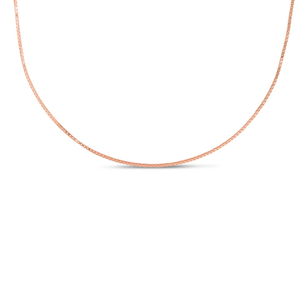 Box Chain Necklace 14K Rose Gold 22" Adjustable HxgRlja7 Box Chain Necklace 14K Rose Gold 22" Adjustable HxgRlja7