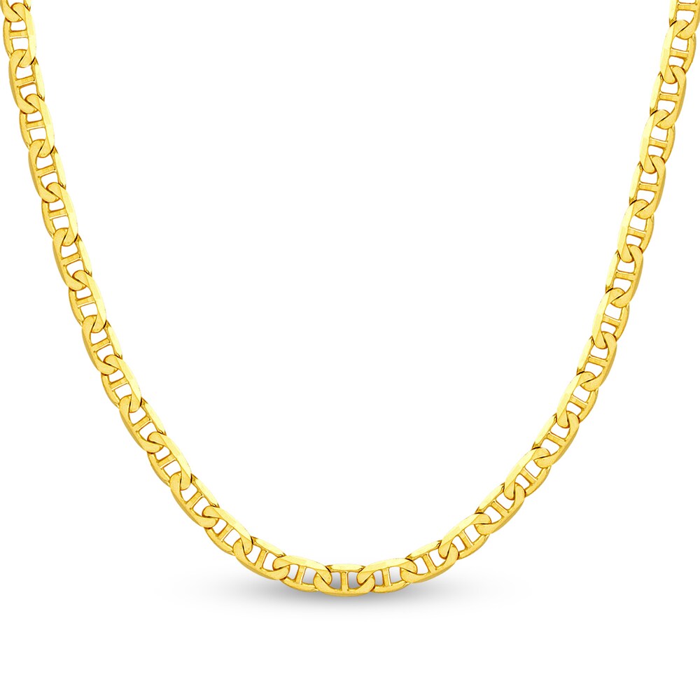 Mariner Chain Necklace 14K Yellow Gold 30" JWWQkasV Mariner Chain Necklace 14K Yellow Gold 30" JWWQkasV
