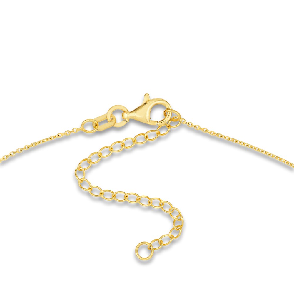 Mariner Link Chain Diamond Accent 14K Yellow Gold 18\" K34aoxol Mariner Link Chain Diamond Accent 14K Yellow Gold 18\" K34aoxol