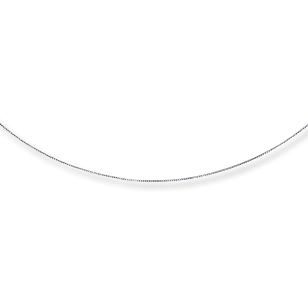 Box Chain 10K White Gold 16-20" Length Ka1KynII Box Chain 10K White Gold 16-20" Length Ka1KynII