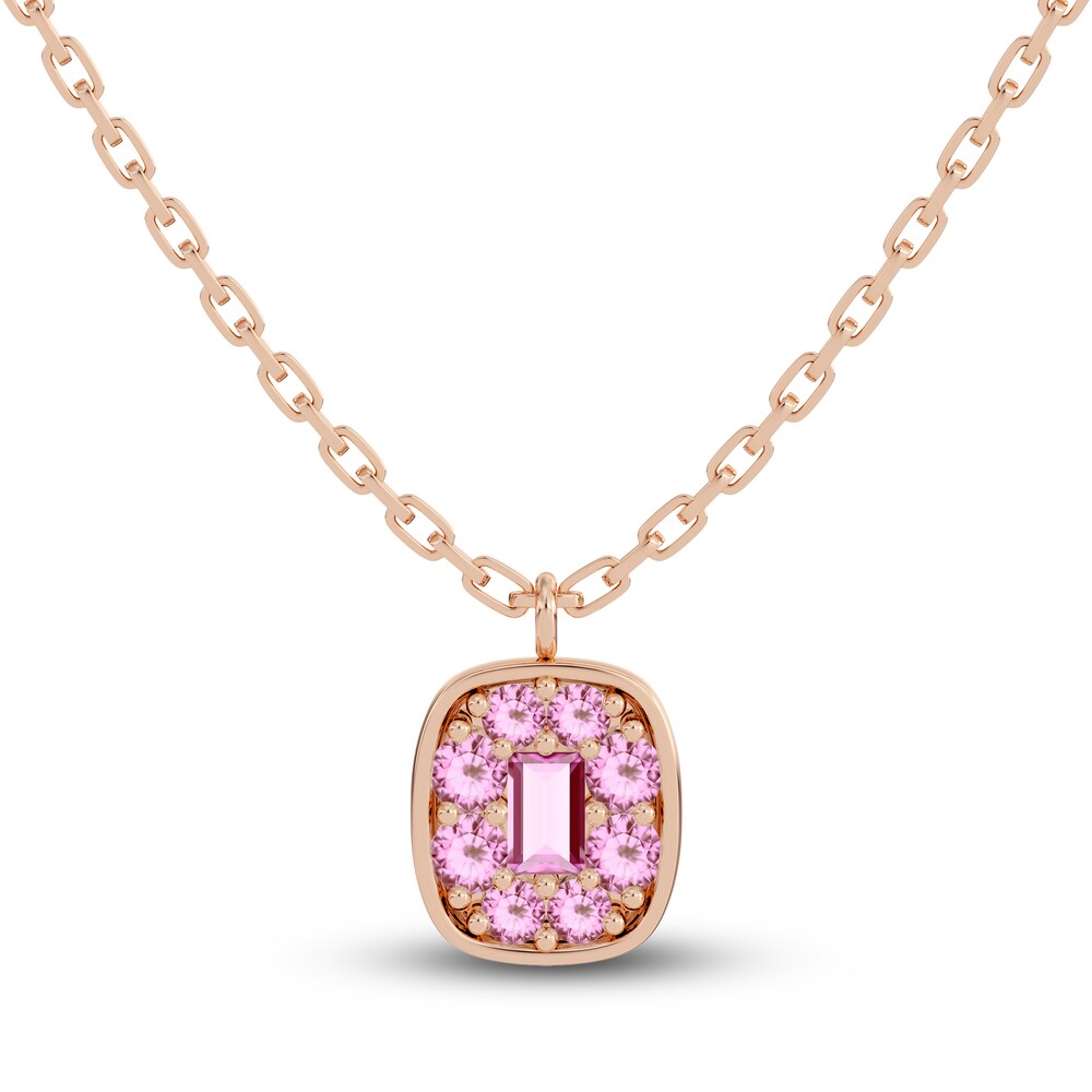 Juliette Maison Natural Pink Tourmaline Pendant Necklace 10K Rose Gold KjN6YAK6 Juliette Maison Natural Pink Tourmaline Pendant Necklace 10K Rose Gold KjN6YAK6