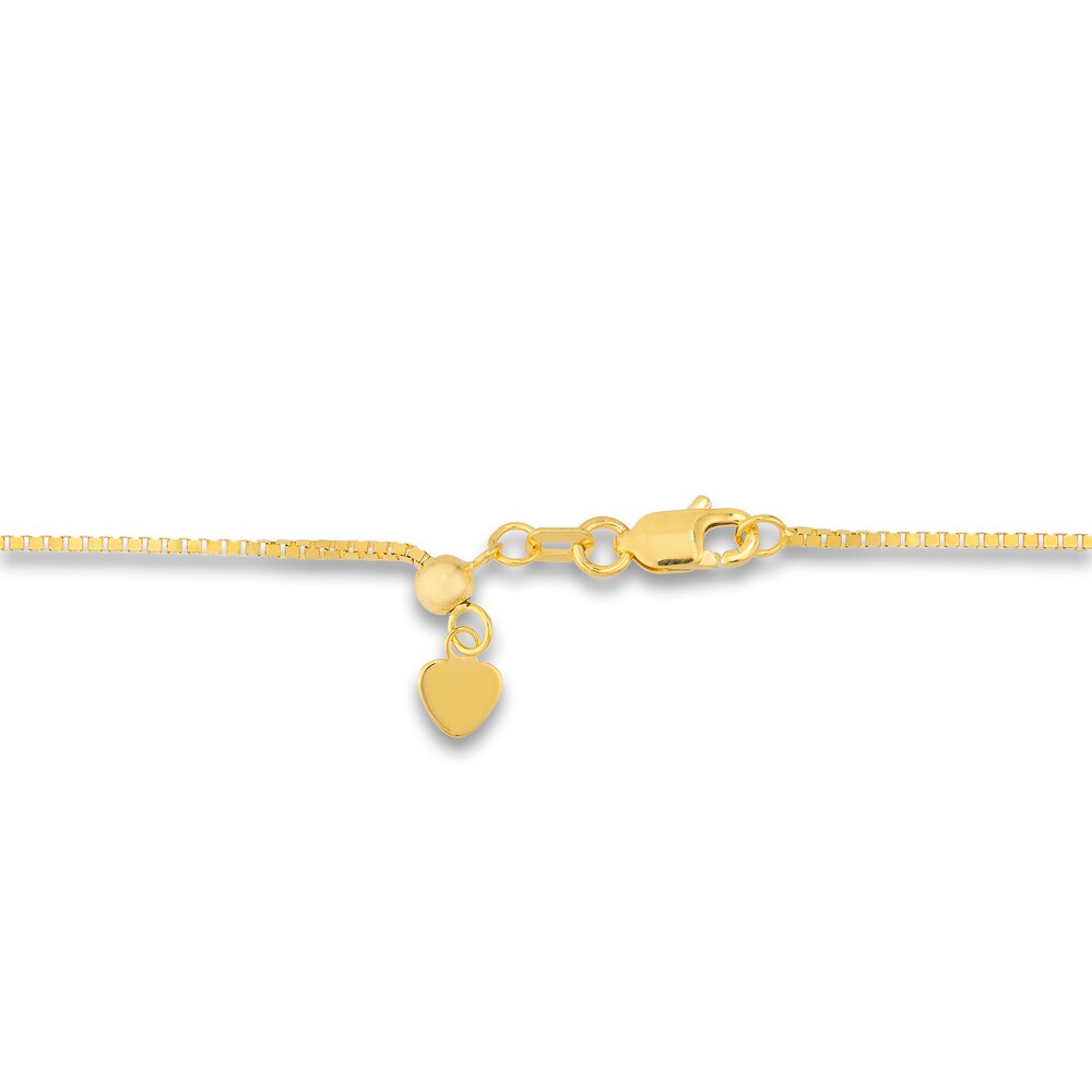 Box Chain Necklace 14K Yellow Gold .96mm KrlvFlg8 Box Chain Necklace 14K Yellow Gold .96mm KrlvFlg8