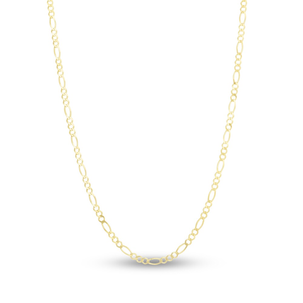 Figaro Chain Necklace 14K Yellow Gold 24" L1ym1YnK Figaro Chain Necklace 14K Yellow Gold 24" L1ym1YnK