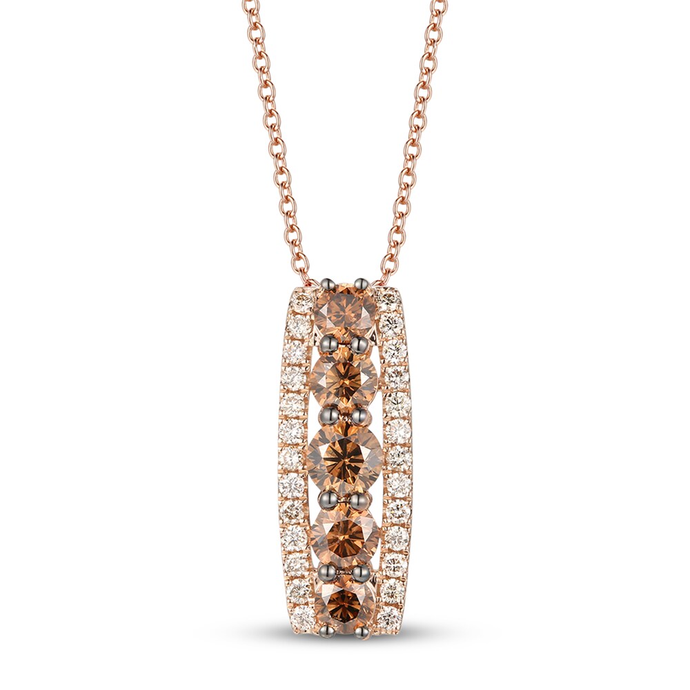 Le Vian Chocolate Diamond Necklace 1-7/8 ct tw 14K Strawberry Gold L8hhLlWm Le Vian Chocolate Diamond Necklace 1-7/8 ct tw 14K Strawberry Gold L8hhLlWm