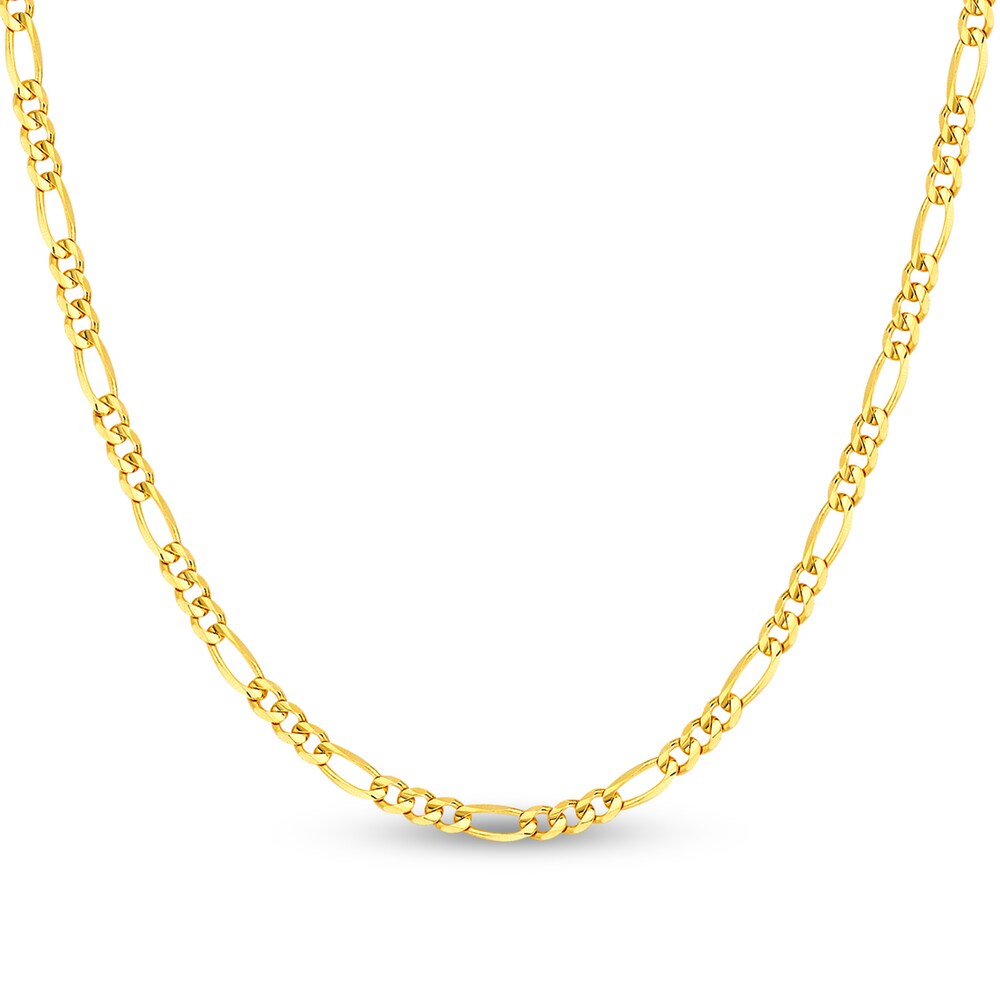 Figaro Chain Necklace 14K Yellow Gold 18" LjYJPADp Figaro Chain Necklace 14K Yellow Gold 18" LjYJPADp