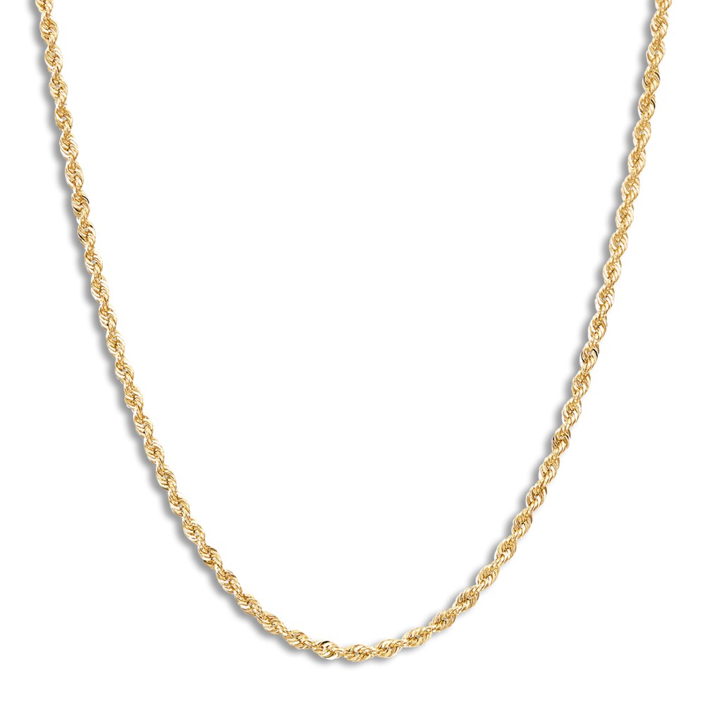 Rope Necklace 14K Yellow Gold 18 Length MHh6ppCU Rope Necklace 14K Yellow Gold 18 Length MHh6ppCU