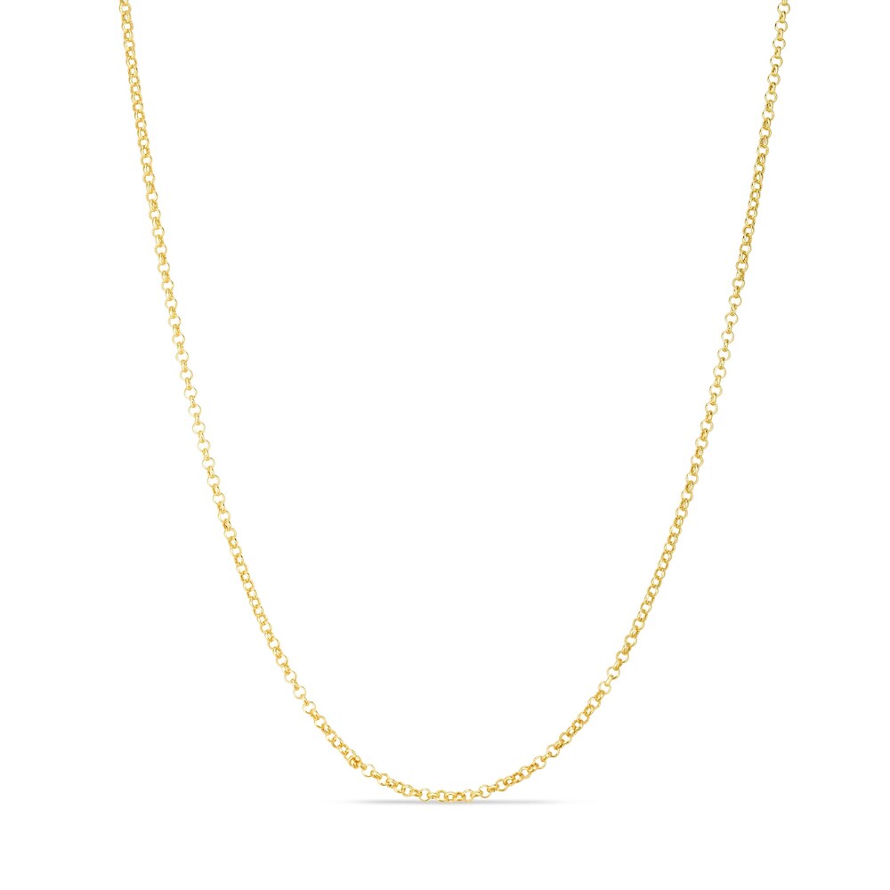 Rolo Chain Necklace 14K Yellow Gold 20" N7gEsfVF Rolo Chain Necklace 14K Yellow Gold 20" N7gEsfVF