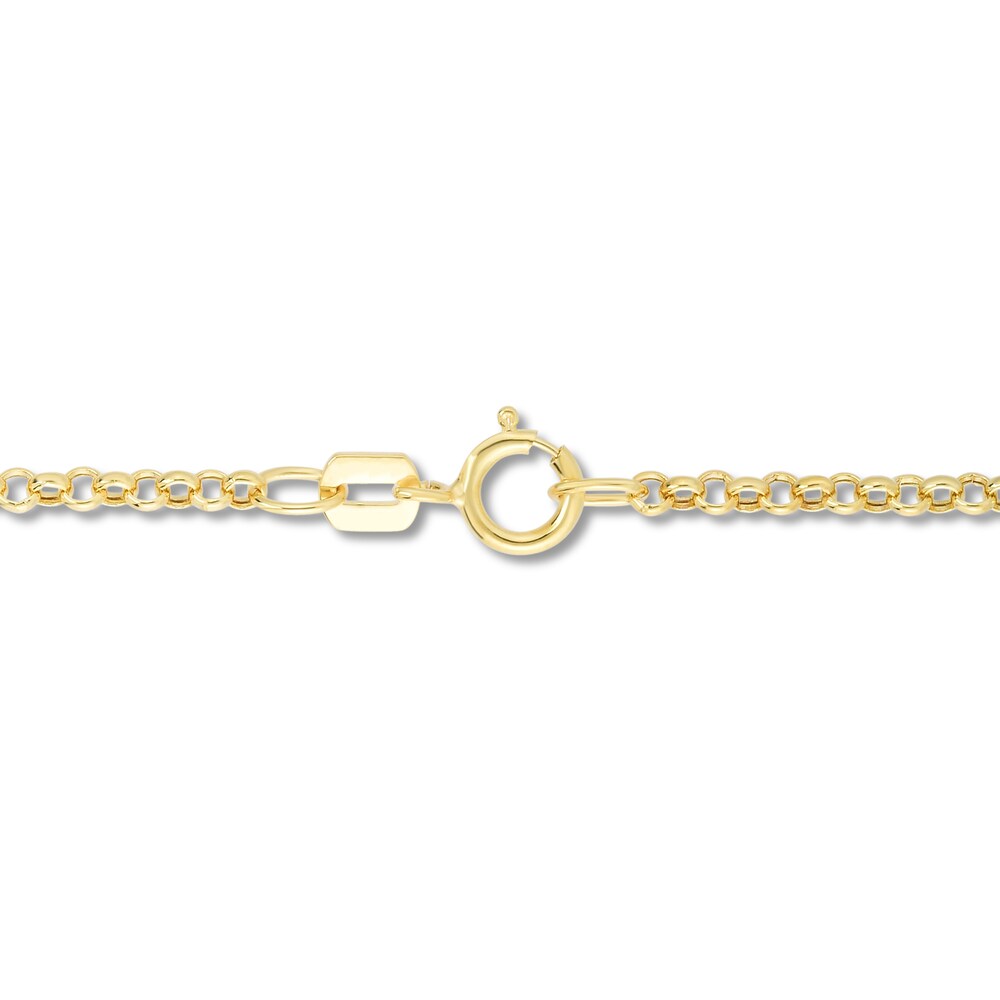 Rolo Chain Necklace 14K Yellow Gold 20\" N7gEsfVF Rolo Chain Necklace 14K Yellow Gold 20\" N7gEsfVF